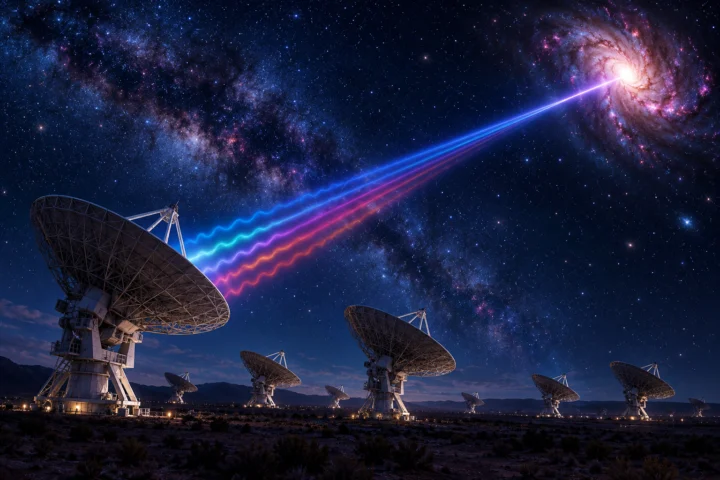 Fast Radio Bursts: Milliseconds From Distant Galaxies feature image