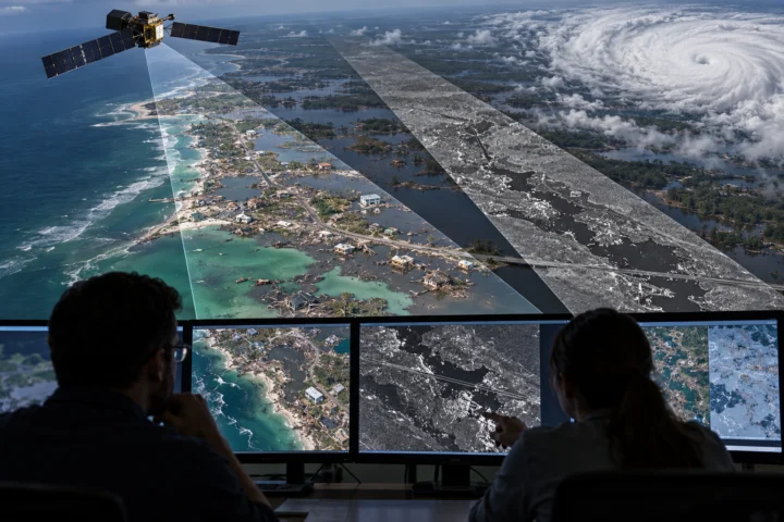 Seeing Disaster From Orbit: What Satellite Images Reveal and Miss feature image